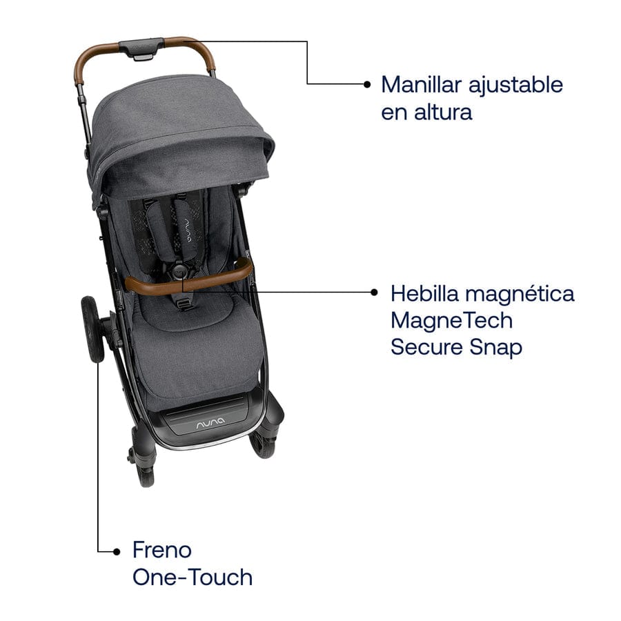 Nuna Coche Coche de paseo Tavo next Granite - Nuna NN2200ST1440GRAN