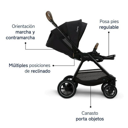 Nuna Coche Coche de paseo Triv NEXT W / AD & RC - Nuna NN2200ST16615CVR