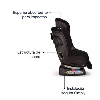 Nuna Silla de auto convertible Silla de Auto Convertible Rava Caviar - Nuna NN402005116CV