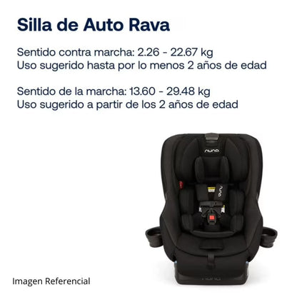 Nuna Silla de auto convertible Silla de Auto Convertible Rava Caviar - Nuna NN402005116CVR
