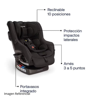 Nuna Silla de auto convertible Silla de Auto Convertible Rava Caviar - Nuna NN402005116CVR
