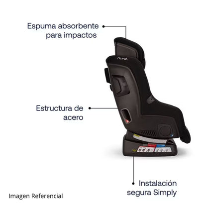 Nuna Silla de auto convertible Silla de Auto Convertible Rava Caviar - Nuna NN402005116CVR