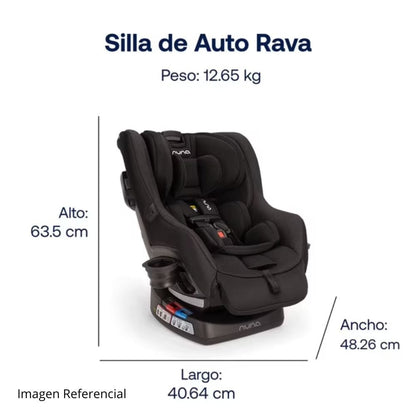 Nuna Silla de auto convertible Silla de Auto Convertible Rava Caviar - Nuna NN402005116CVR