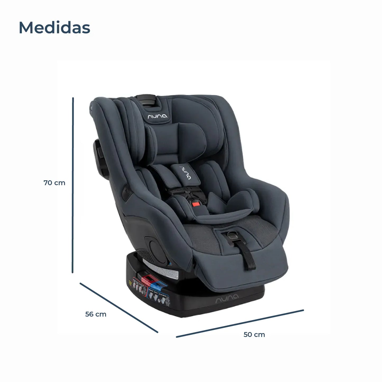 Nuna Silla de auto convertible Silla de auto Convertible Rava Next Ocean CSC - Nuna NN40200510OCN