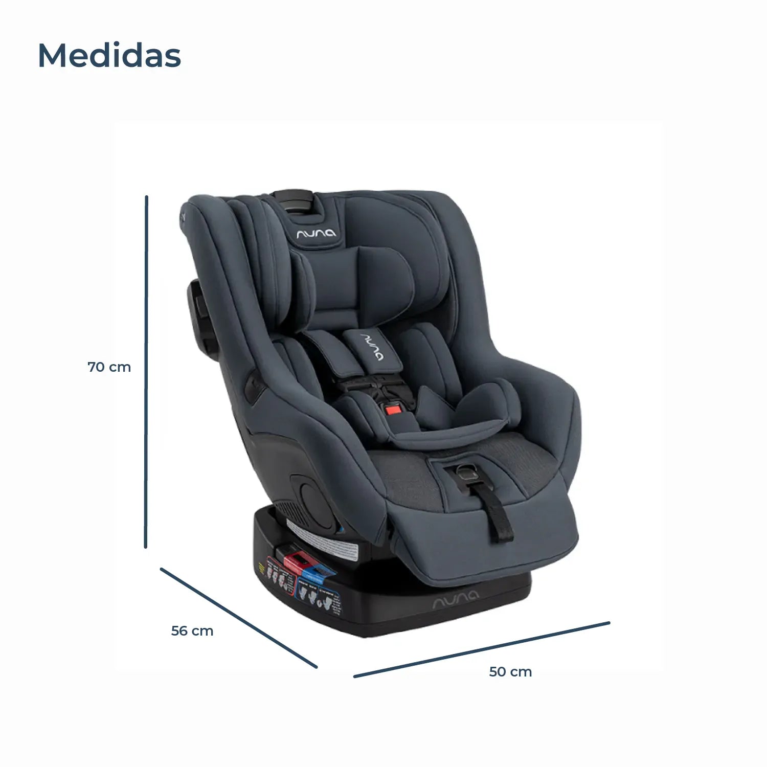 Nuna Silla de auto convertible Silla de auto Convertible Rava Next Ocean CSC - Nuna NN40200510OCN