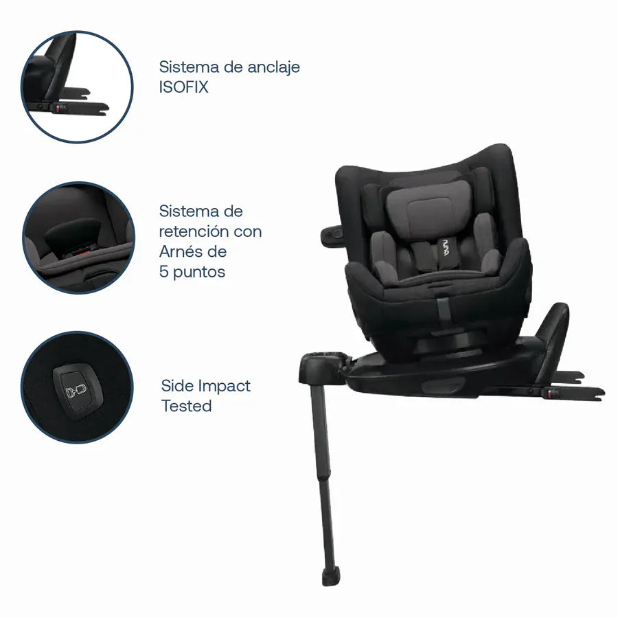 Nuna Silla de auto convertible Silla de auto convertible Todl Next caviar - Nuna NN4020014900CVR