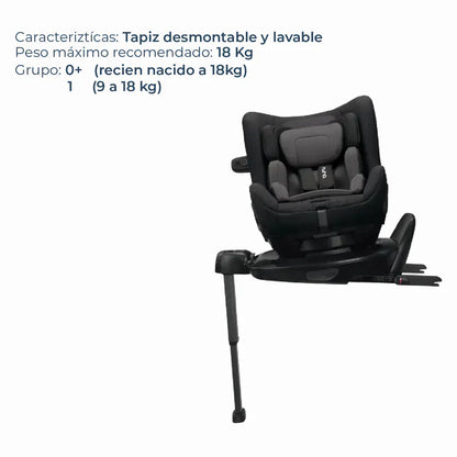 Nuna Silla de auto convertible Silla de auto convertible Todl Next caviar - Nuna NN4020014900CVR