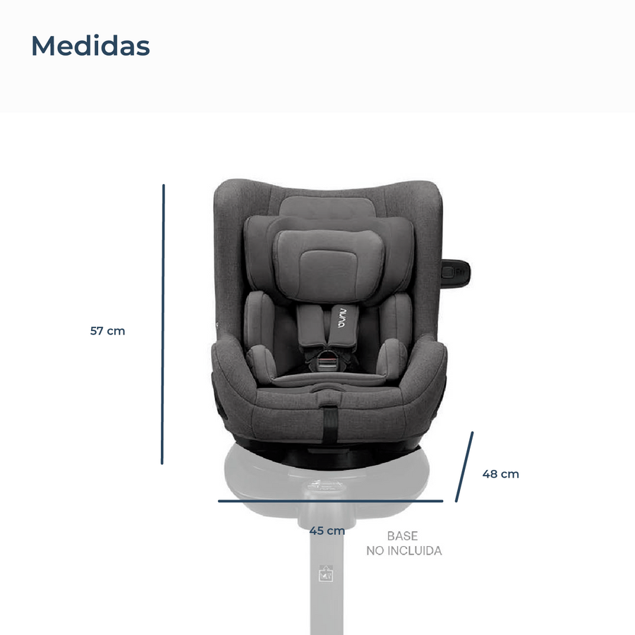 Nuna Silla de auto convertible Silla de auto Convertible Todl Next Granite - Nuna NN4020014900GRN