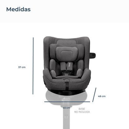 Nuna Silla de auto convertible Silla de auto Convertible Todl Next Granite - Nuna NN4020014900GRN