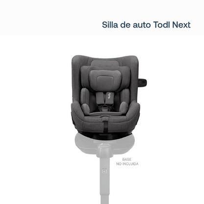 Nuna Silla de auto convertible Silla de auto Convertible Todl Next Granite - Nuna NN4020014900GRN