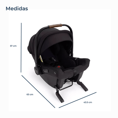 Nuna Silla de auto huevito (PREVENTA) Silla de auto Nido Pipa Urbn Caviar - Nuna NN4020015602CVR
