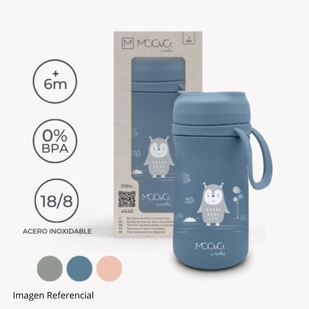 Nuvita Alimentación Botella térmica KiddieKit acero inoxidable Sage green 500 ml - Nuvita NU-PPCP0406