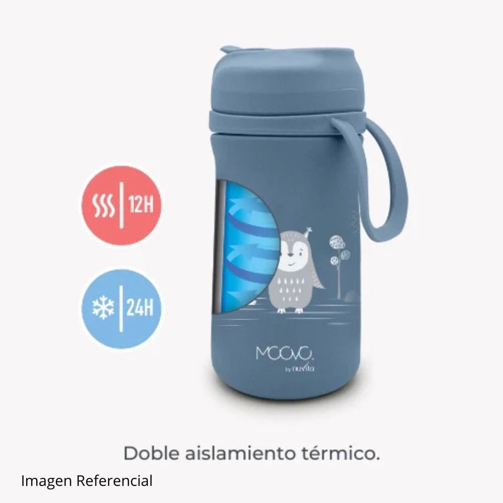 Nuvita Alimentación Botella térmica KiddieKit acero inoxidable Sage green 500 ml - Nuvita NU-PPCP0406