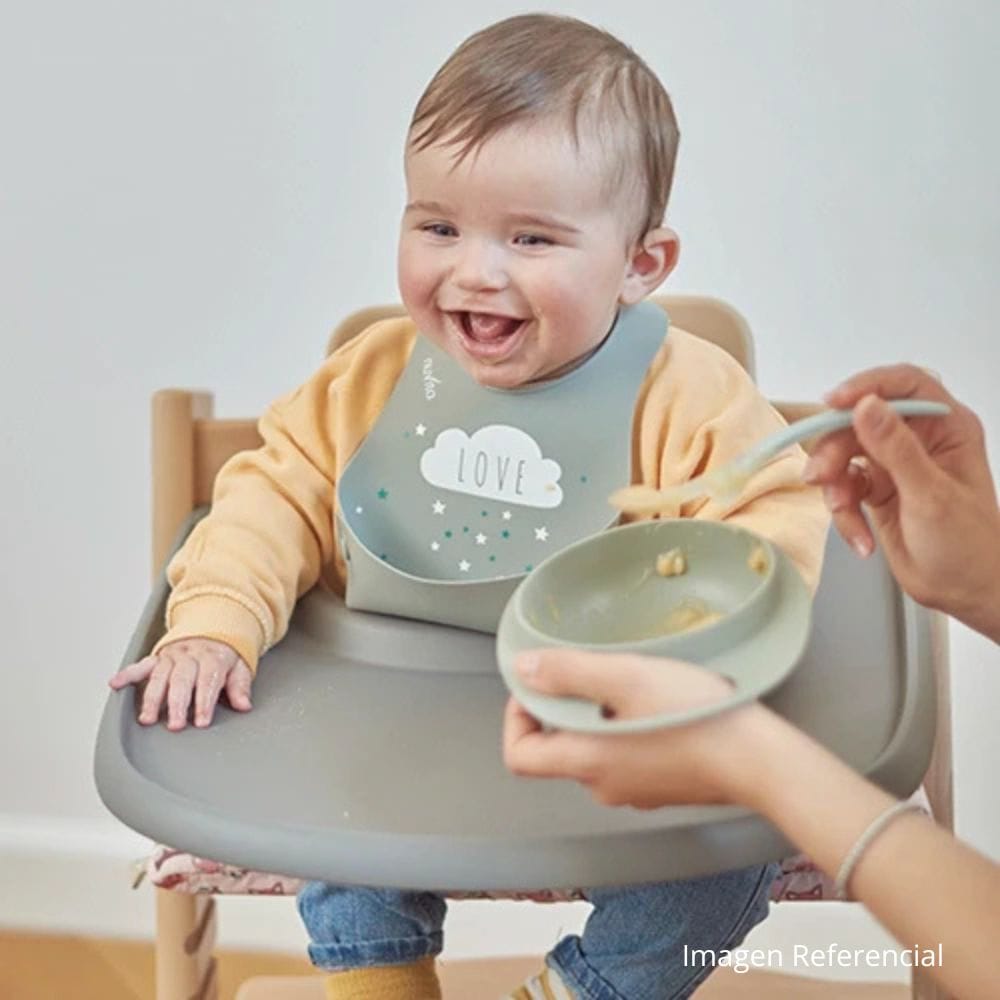 Nuvita Alimentación Set bolw y plato para bebé Easy Eating Sage green - Nuvita NU-PPPL0143