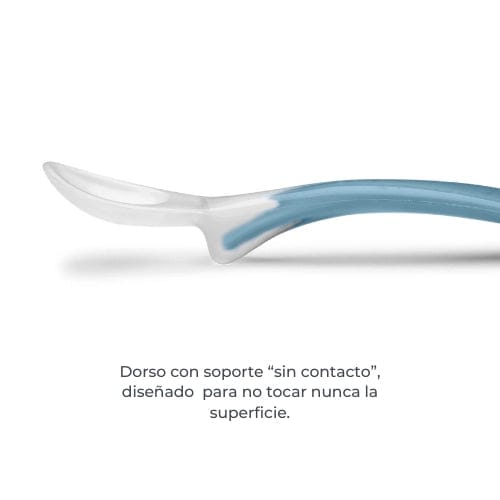 Nuvita Alimentación Set de 2 cucharas de silicona Easy Eating Power blue - Nuvita NU-PPPL0206