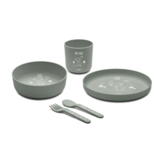 Nuvita Alimentación Set de papillas de bioplástico Sage green - Nuvita NU-PPPL0212