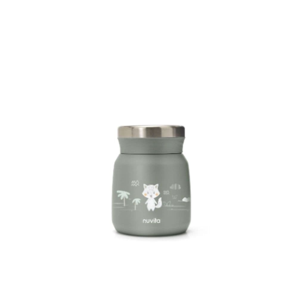 Nuvita Alimentación Termo para comida acero inoxidable Sage green 300 ml - Nuvita NU-PPCP0062