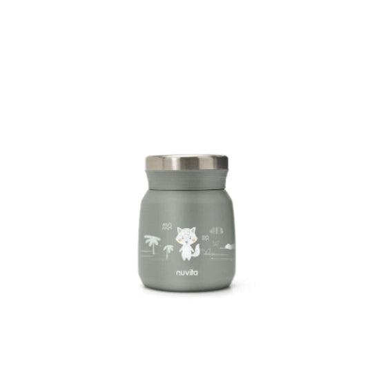 Nuvita Alimentación Termo para comida acero inoxidable Sage green 300 ml - Nuvita NU-PPCP0062