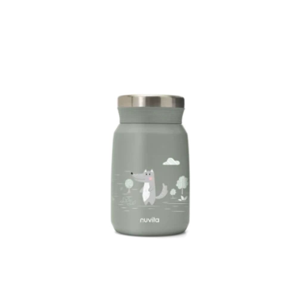 Nuvita Alimentación Termo para comida acero inoxidable Sage green 500 ml - Nuvita NU-PPCP0063