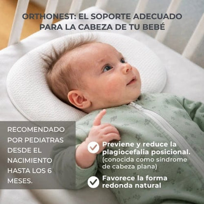 Nuvita Cuidado Personal Almohada Antiplagiocefalia Orthonest - Nuvita NU-BDTD0006