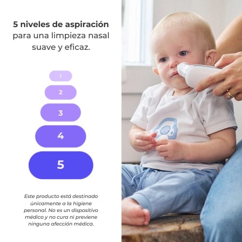 Nuvita Cuidado Personal Aspirador nasal eléctrico con batería recargable - Nuvita NU-IBNA0001
