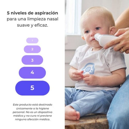Nuvita Cuidado Personal Aspirador nasal eléctrico con batería recargable - Nuvita NU-IBNA0001