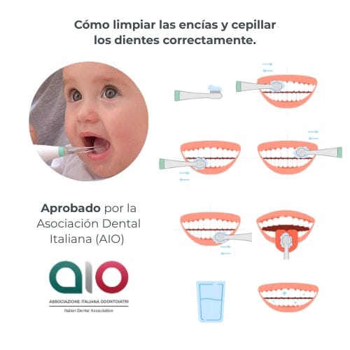Nuvita Cuidado Personal Cepillo de dientes eléctrico para niños Sonic Clean & Care - Nuvita NU-IBOC0035