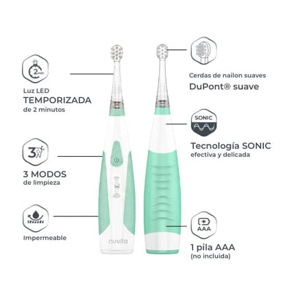 Nuvita Cuidado Personal Cepillo de dientes eléctrico para niños Sonic Clean & Care - Nuvita NU-IBOC0035