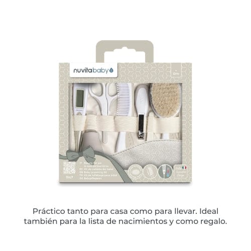 Nuvita Cuidado Personal Set de cuidado del bebé con termómetro digital gris - Nuvita NU-IBKT0041