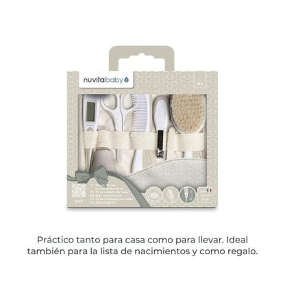 Nuvita Cuidado Personal Set de cuidado del bebé con termómetro digital gris - Nuvita NU-IBKT0041