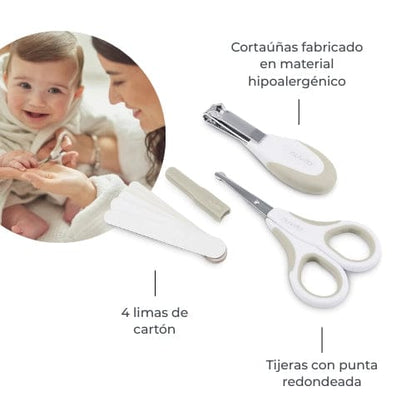 Nuvita Cuidado Personal Set de cuidado del bebé con termómetro digital gris - Nuvita NU-IBKT0041