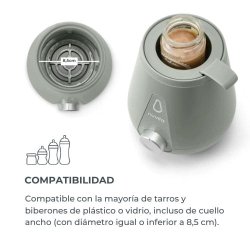 Nuvita Lactancia Materna Calienta mamaderas para el hogar y el auto - Nuvita NU-ALSC0028