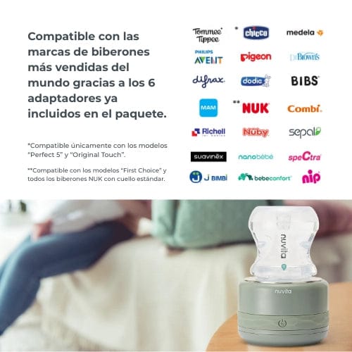 Nuvita Lactancia Materna Calienta mamaderas portátil universal Warm70 - Nuvita NU-ALSC0038