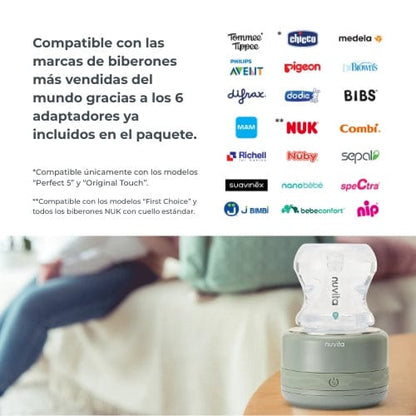 Nuvita Lactancia Materna Calienta mamaderas portátil universal Warm70 - Nuvita NU-ALSC0038