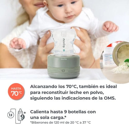 Nuvita Lactancia Materna Calienta mamaderas portátil universal Warm70 - Nuvita NU-ALSC0038