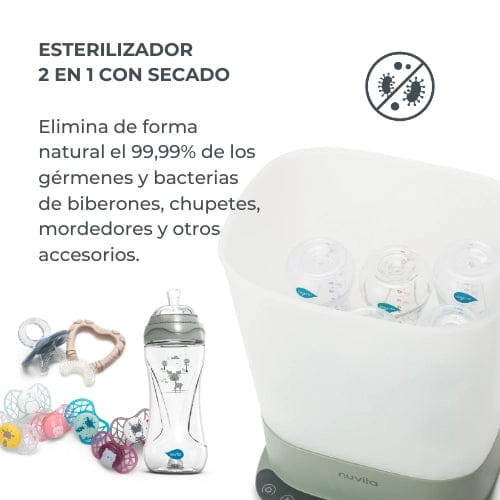 Nuvita Lactancia Materna Esterilizador con secado 2 en 1 SteriDry - Nuvita NU-ALST1088