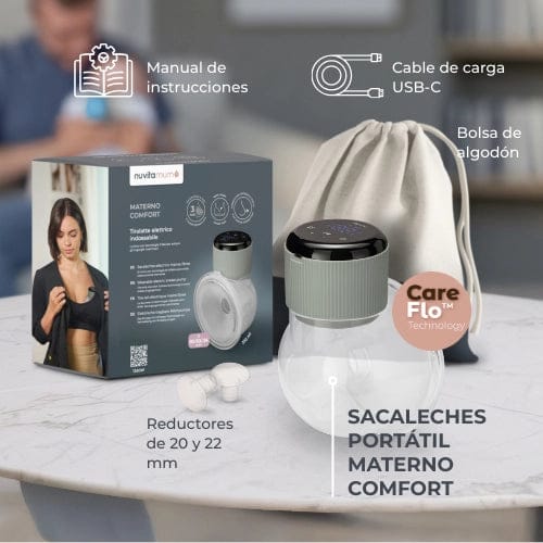 Nuvita Lactancia Materna Extractor de leche eléctrico portátil individual Materno Comfort - Nuvita NU-ALTL0081