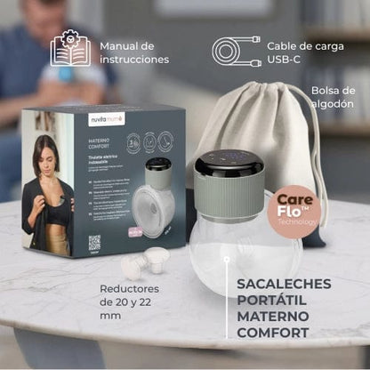 Nuvita Lactancia Materna Extractor de leche eléctrico portátil individual Materno Comfort - Nuvita NU-ALTL0081