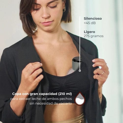 Nuvita Lactancia Materna Extractor de leche eléctrico portátil individual Materno Comfort - Nuvita NU-ALTL0081