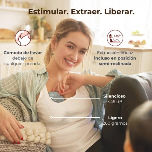 Nuvita Lactancia Materna Extractor de leche eléctrico portátil individual Materno Flow - Nuvita NU-ALTL0082