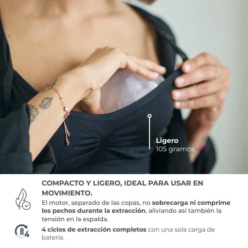 Nuvita Lactancia Materna Extractor de leche eléctrico portátil individual Materno Smart Wear - Nuvita NU-ALTL0066