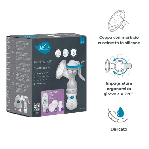 Nuvita Lactancia Materna Extractor de leche manual Materno Twist - Nuvita NU-ALTL0056