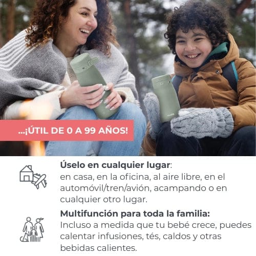 Nuvita Lactancia Materna Hervidor y calentador de leche portátil Hot'n'Go - Nuvita NU-ALSC0035