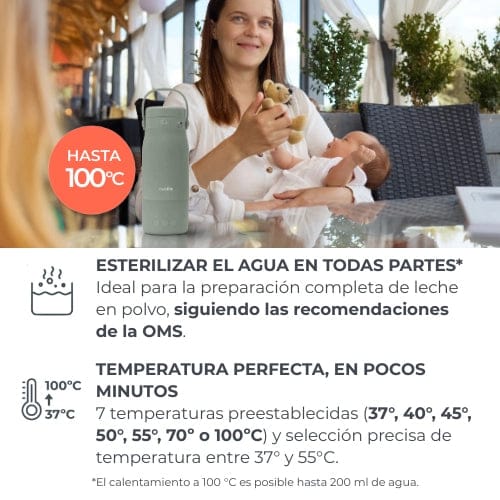 Nuvita Lactancia Materna Hervidor y calentador de leche portátil Hot'n'Go - Nuvita NU-ALSC0035