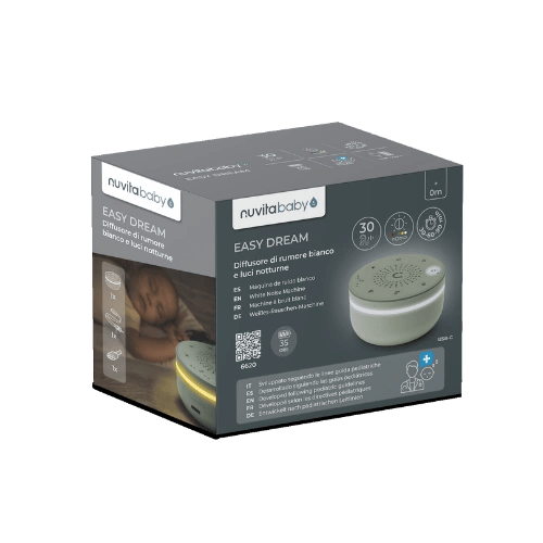 Nuvita Maquina de Ruido Blanco Difusor de ruido blanco y luz nocturna Easy Dream 6620 - Nuvita NU-BDNL0010