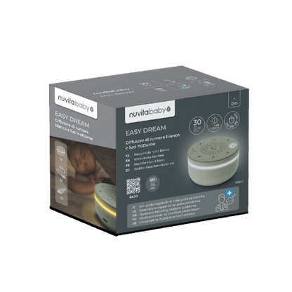 Nuvita Maquina de Ruido Blanco Difusor de ruido blanco y luz nocturna Easy Dream 6620 - Nuvita NU-BDNL0010