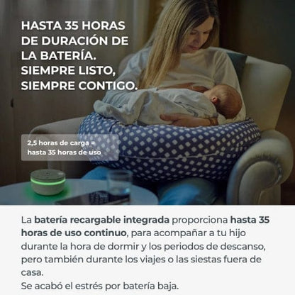 Nuvita Maquina de Ruido Blanco Difusor de ruido blanco y luz nocturna Easy Dream 6620 - Nuvita NU-BDNL0010