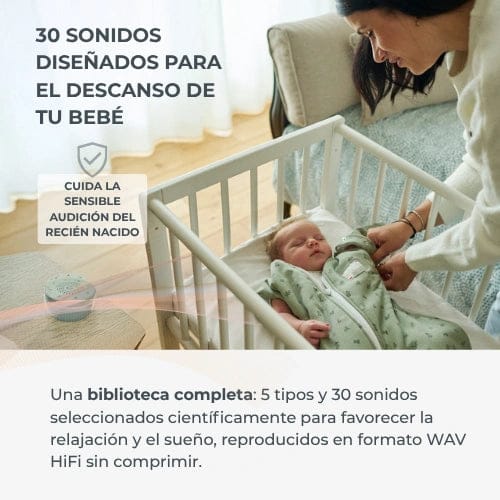 Nuvita Maquina de Ruido Blanco Difusor de ruido blanco y luz nocturna Easy Dream 6620 - Nuvita NU-BDNL0010
