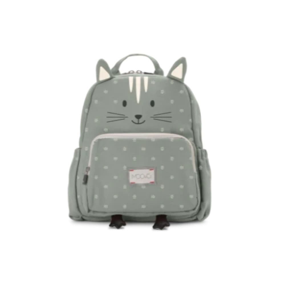 Nuvita Mochila Mochila infantil KiddieKit Gato Verde salvia 3 a 6 años - Nuvita NU-PGBG0325