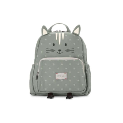 Nuvita Mochila Mochila infantil KiddieKit Gato Verde salvia 3 a 6 años - Nuvita NU-PGBG0325